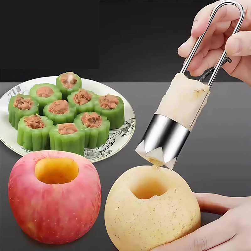 Kitchen Gadgets Usa - Stainless Steel Fruit Core Remover Apple