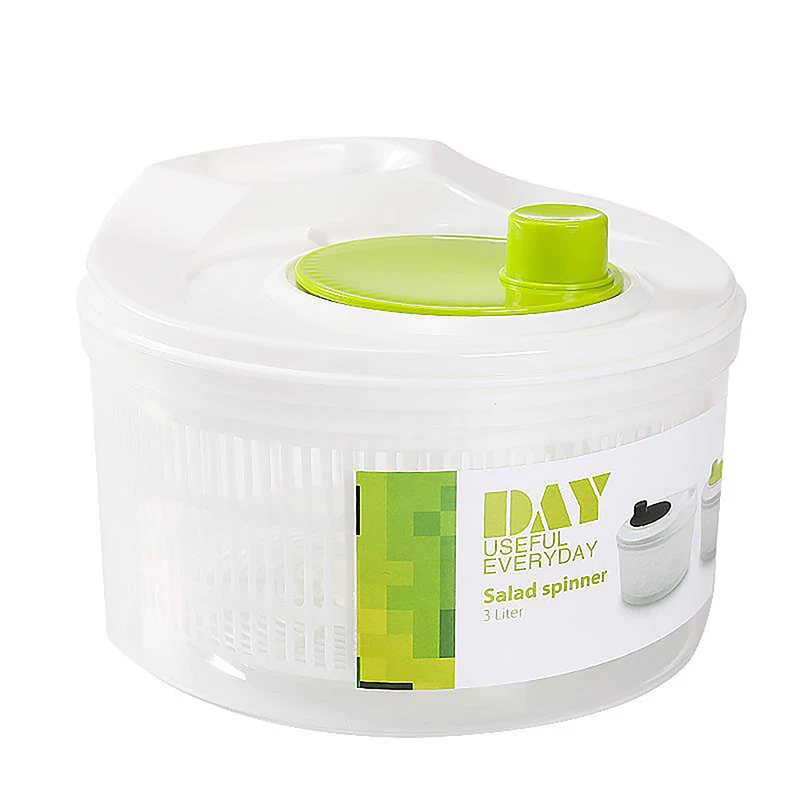 Salad Spinner - Vegetable Spinner Salad Dryer - Manual