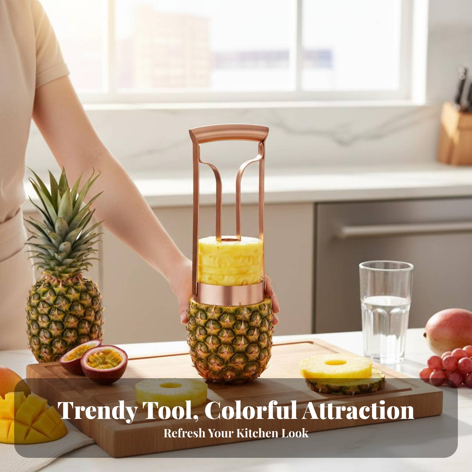 Stainless Steel Pineapple Cutt - đánh giá và giá Kitchen Gadgets Usa