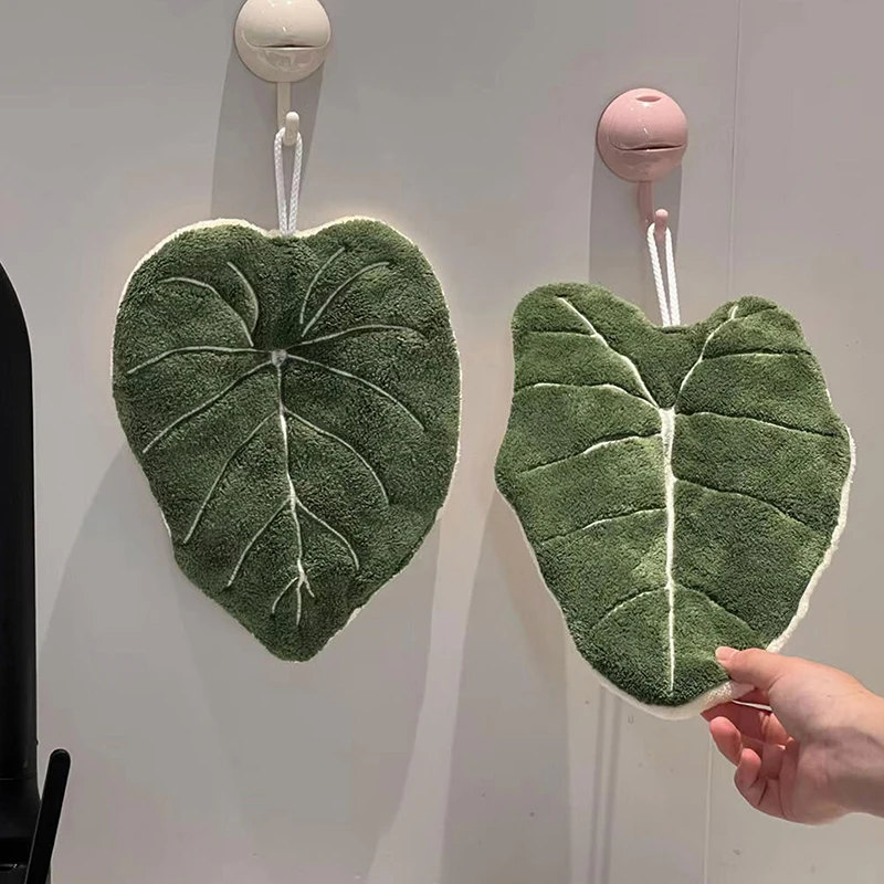 1PC Hot Plant Hand Towel Clean - đánh giá và giá Kitchen Hanging Gadgets