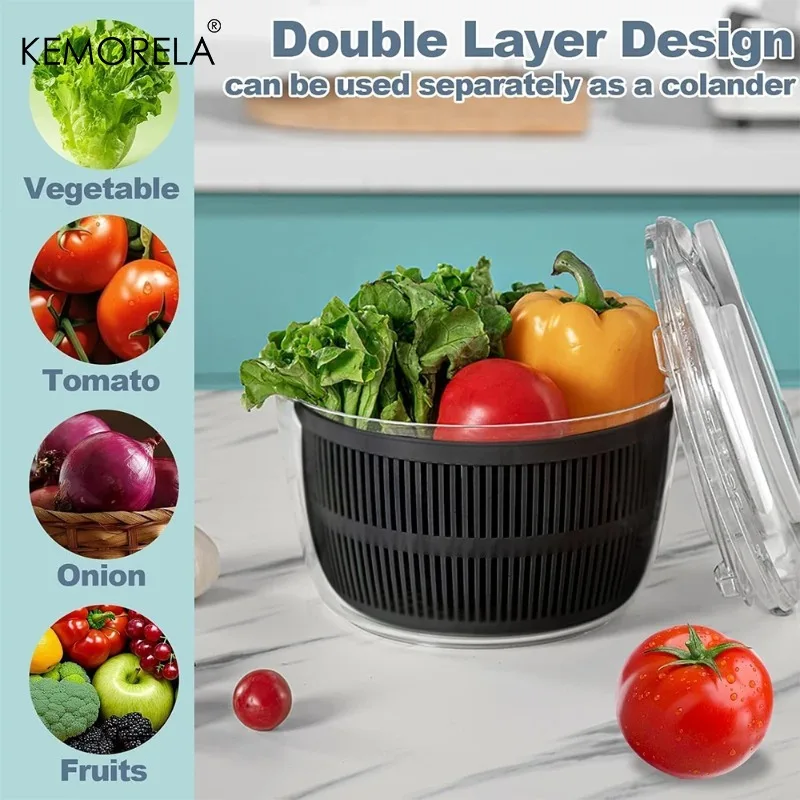 KEMORELA 3L Vegetable Spinner  - đánh giá và giá Salad Spinner