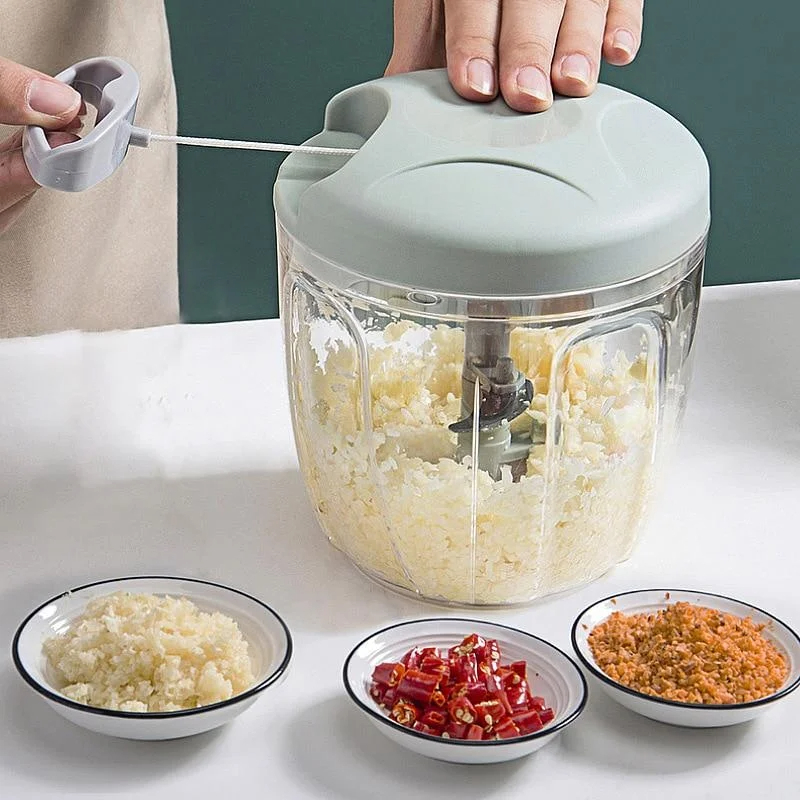 500/900ML Hand Chopper Manual  - đánh giá và giá Salad Spinner