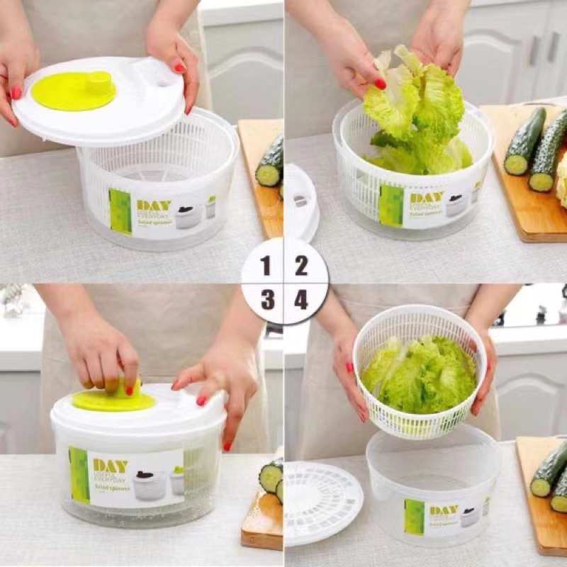 1Pc/Household Vegetable Salad  - đánh giá và giá Salad Spinner