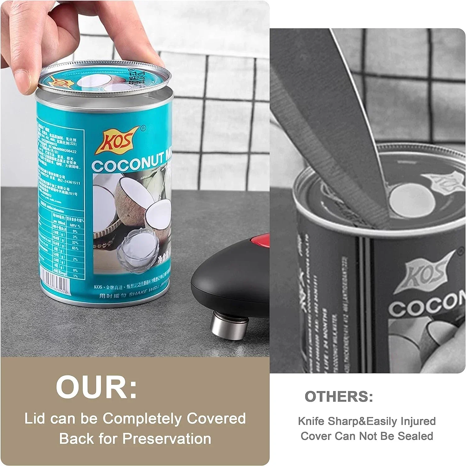 Electric Can Opener One Touch  - đánh giá và giá Electric Can Opener