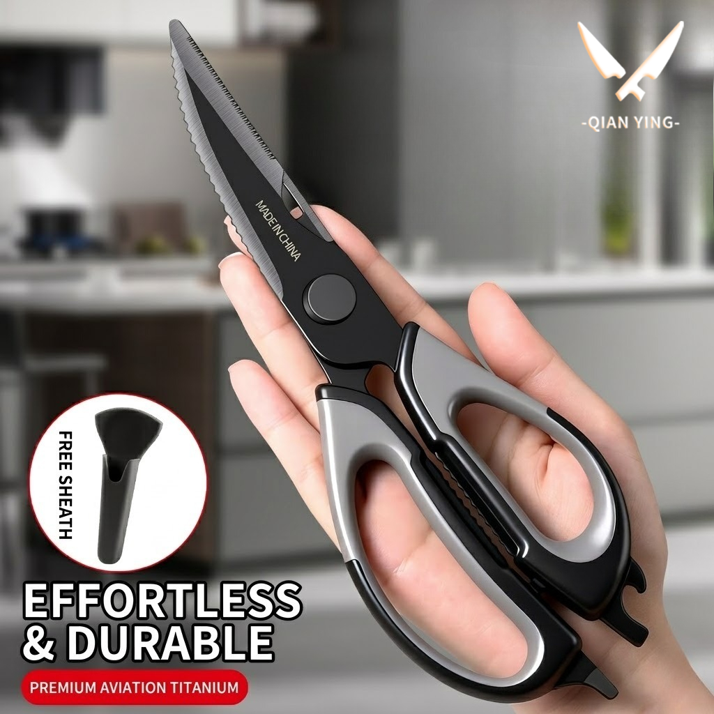Kitchen scissors Titanium Chic - đánh giá và giá Kitchen Hanging Gadgets