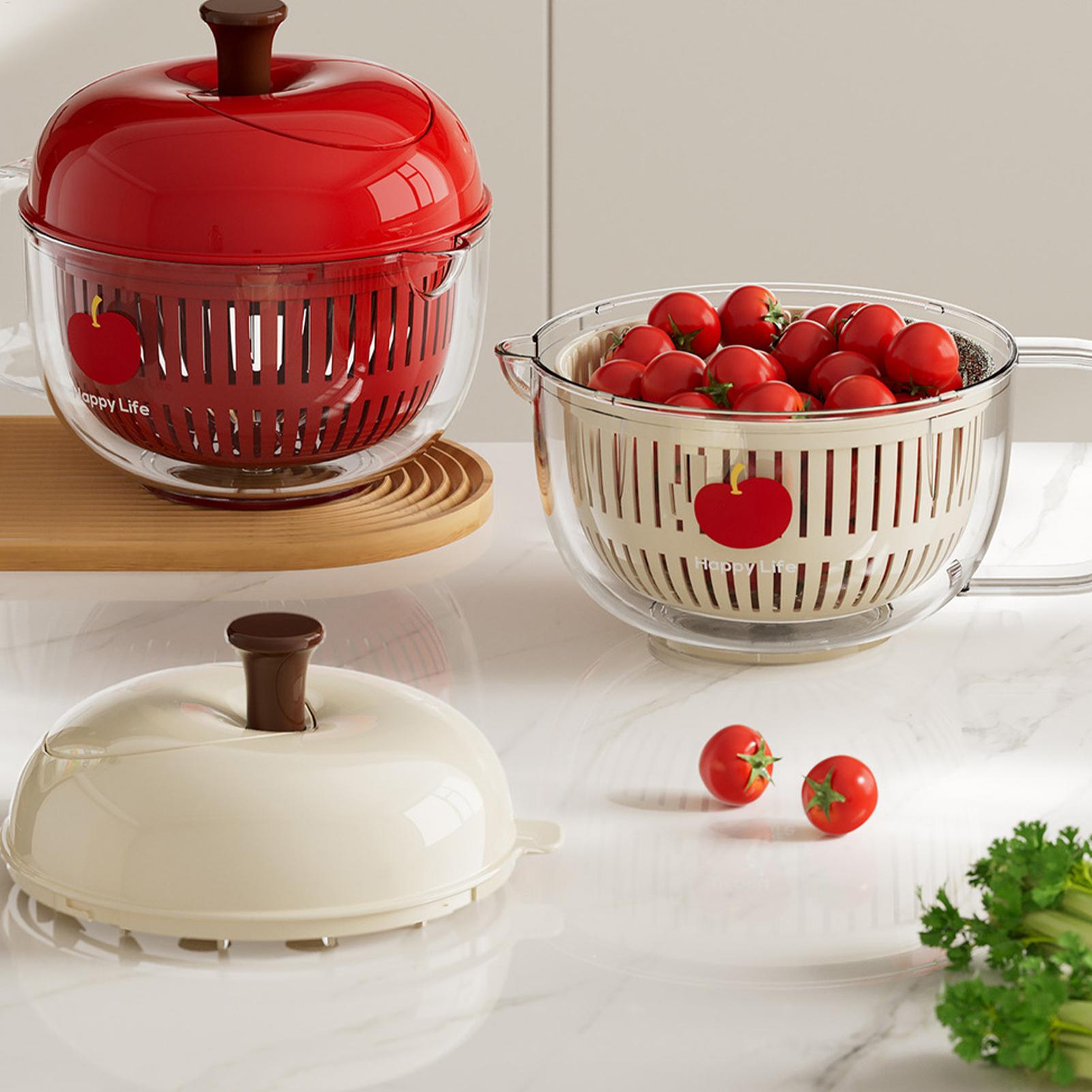 Fruit Cleaner Bowl Strainer Cl - đánh giá và giá Salad Spinner